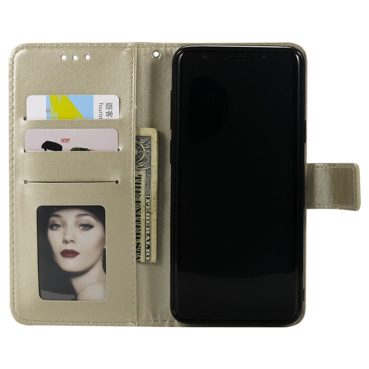 For Samsung Galaxy S9 Plus Totem Flower Embossed Horizontal Flip TPU + PU Leather Case with Holder & Card Slots & Wallet