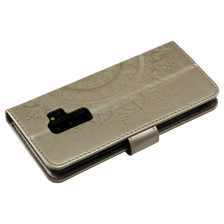 For Samsung Galaxy S9 Plus Totem Flower Embossed Horizontal Flip TPU + PU Leather Case with Holder & Card Slots & Wallet