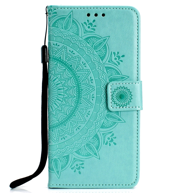For Samsung Galaxy A01 Totem Flower Embossed Horizontal Flip TPU + PU Leather Case with Holder & Card Slots & Wallet