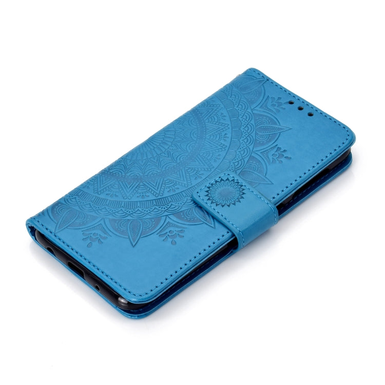 For Samsung Galaxy A01 Totem Flower Embossed Horizontal Flip TPU + PU Leather Case with Holder & Card Slots & Wallet