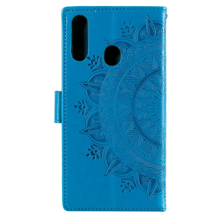 For Samsung Galaxy A20s Totem Flower Embossed Horizontal Flip TPU + PU Leather Case with Holder & Card Slots & Wallet