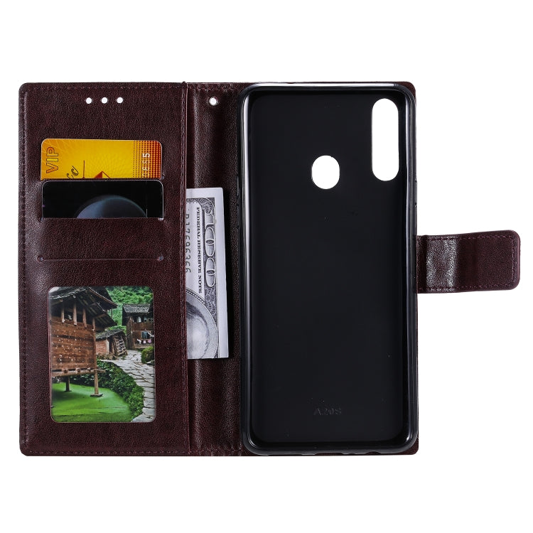 For Samsung Galaxy A20s Totem Flower Embossed Horizontal Flip TPU + PU Leather Case with Holder & Card Slots & Wallet