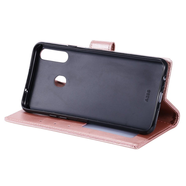 For Samsung Galaxy A20s Totem Flower Embossed Horizontal Flip TPU + PU Leather Case with Holder & Card Slots & Wallet