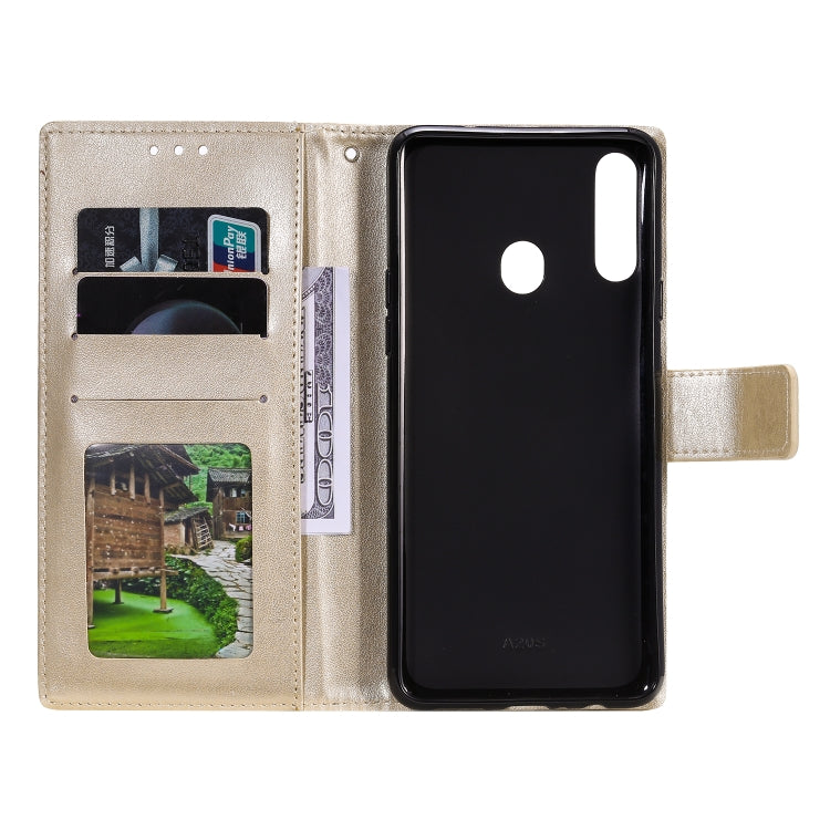 For Samsung Galaxy A20s Totem Flower Embossed Horizontal Flip TPU + PU Leather Case with Holder & Card Slots & Wallet