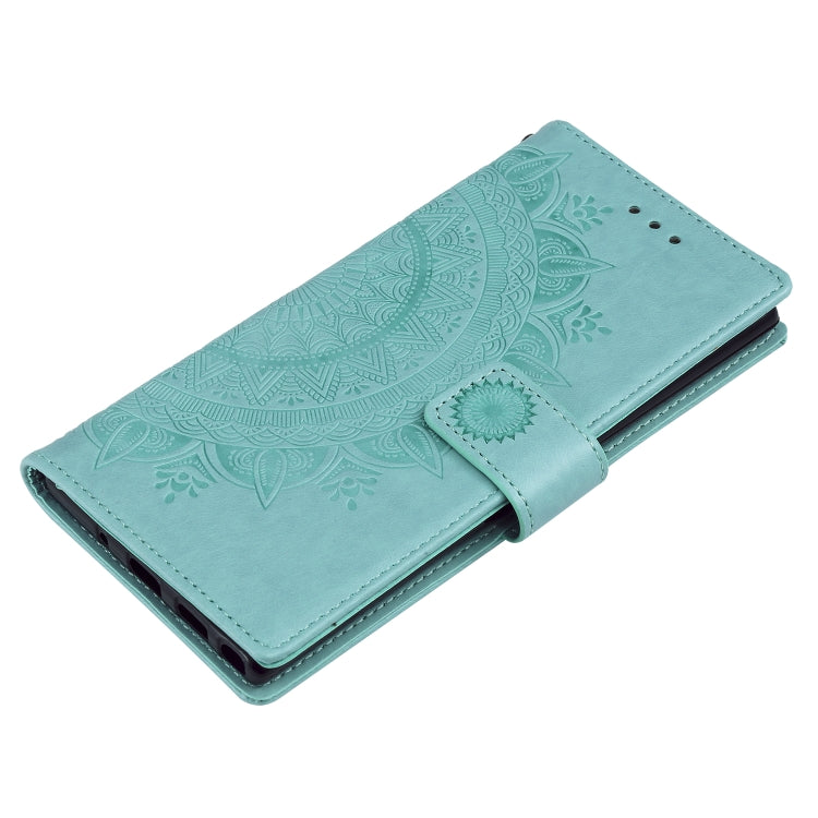 For Samsung Galaxy A32 4G Totem Flower Embossed Horizontal Flip TPU + PU Leather Case with Holder & Card Slots & Wallet