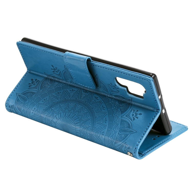 For Samsung Galaxy A32 4G Totem Flower Embossed Horizontal Flip TPU + PU Leather Case with Holder & Card Slots & Wallet