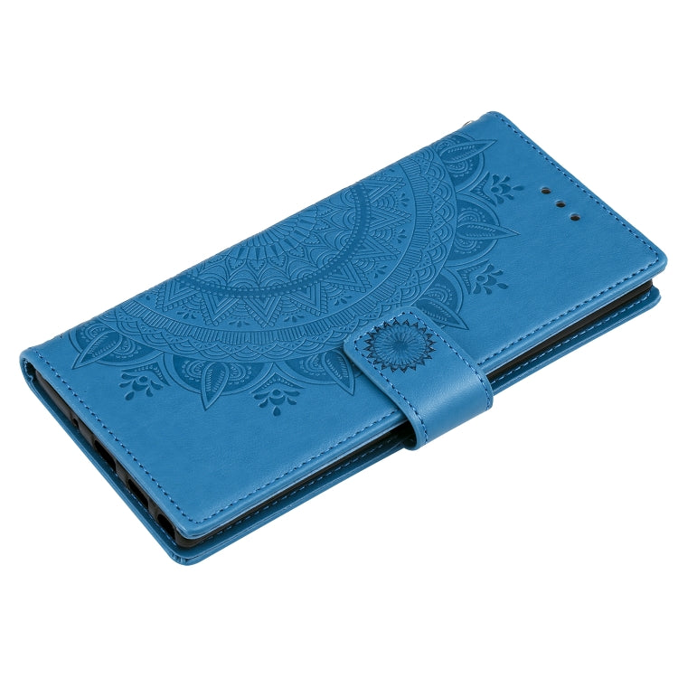 For Samsung Galaxy A32 4G Totem Flower Embossed Horizontal Flip TPU + PU Leather Case with Holder & Card Slots & Wallet