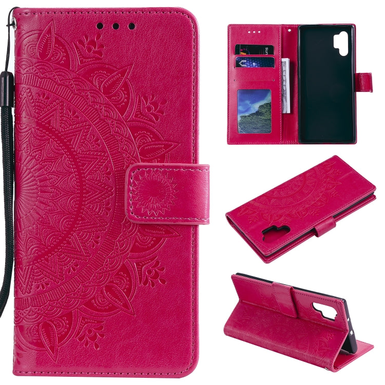 For Samsung Galaxy A32 4G Totem Flower Embossed Horizontal Flip TPU + PU Leather Case with Holder & Card Slots & Wallet