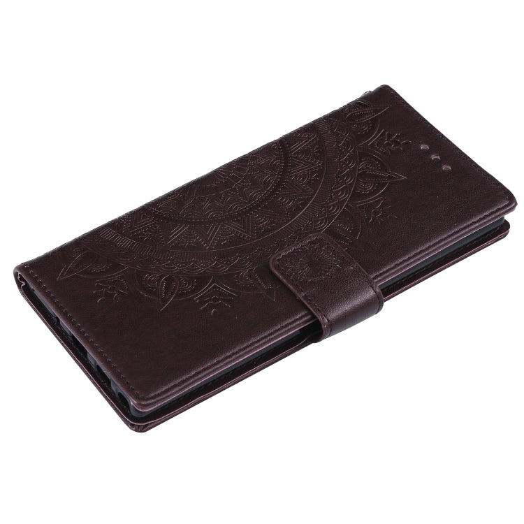 For Samsung Galaxy A32 4G Totem Flower Embossed Horizontal Flip TPU + PU Leather Case with Holder & Card Slots & Wallet