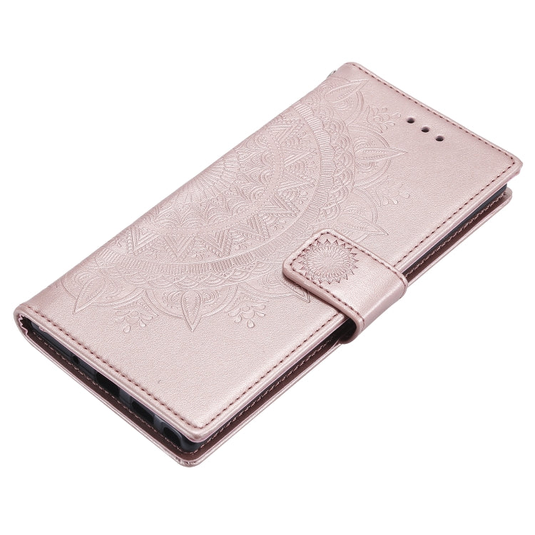 For Samsung Galaxy A32 4G Totem Flower Embossed Horizontal Flip TPU + PU Leather Case with Holder & Card Slots & Wallet