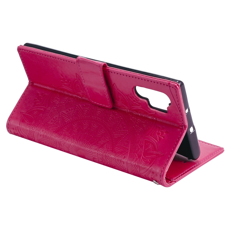 For Samsung Galaxy A32 5G Totem Flower Embossed Horizontal Flip TPU + PU Leather Case with Holder & Card Slots & Wallet
