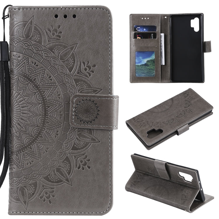 For Samsung Galaxy A32 5G Totem Flower Embossed Horizontal Flip TPU + PU Leather Case with Holder & Card Slots & Wallet