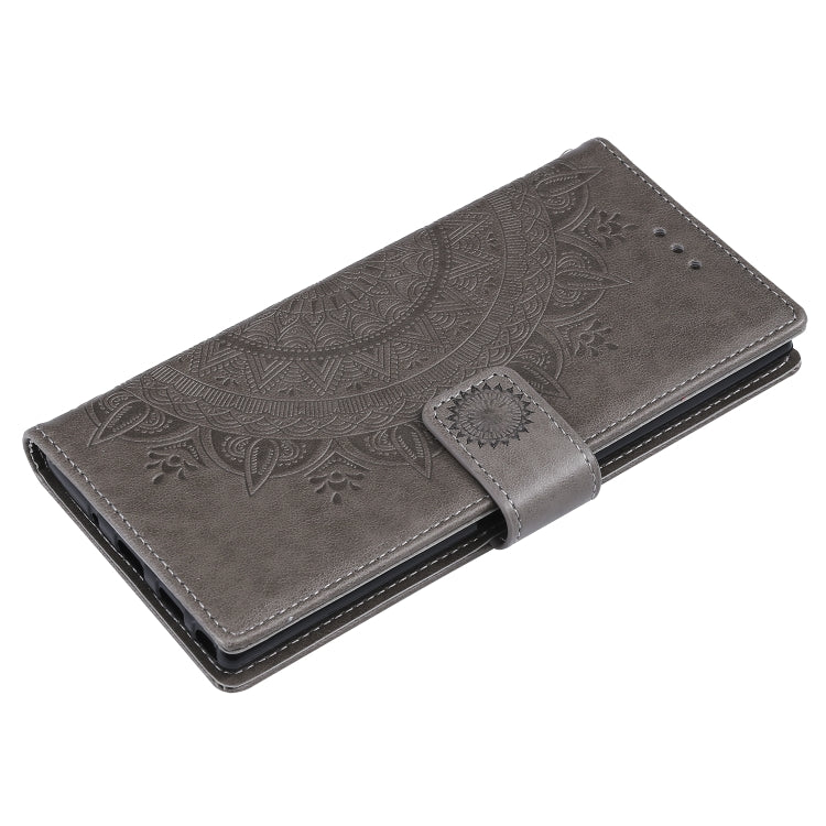 For Samsung Galaxy A32 5G Totem Flower Embossed Horizontal Flip TPU + PU Leather Case with Holder & Card Slots & Wallet