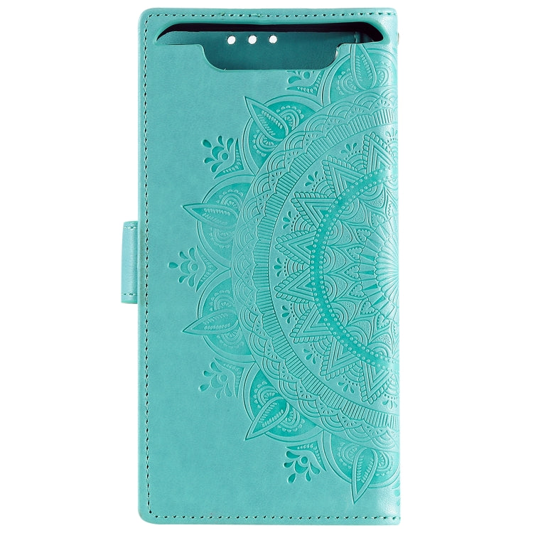 For Samsung Galaxy A80 / A90 Totem Flower Embossed Horizontal Flip TPU + PU Leather Case with Holder & Card Slots & Wallet