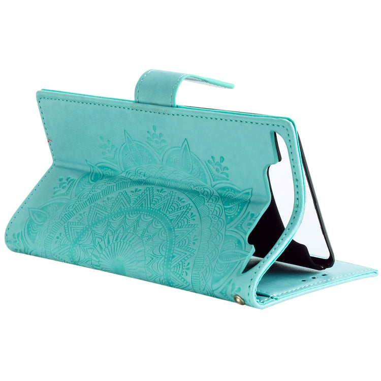 For Samsung Galaxy A80 / A90 Totem Flower Embossed Horizontal Flip TPU + PU Leather Case with Holder & Card Slots & Wallet