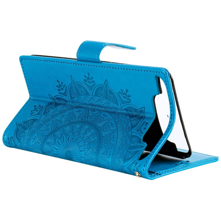 For Samsung Galaxy A80 / A90 Totem Flower Embossed Horizontal Flip TPU + PU Leather Case with Holder & Card Slots & Wallet