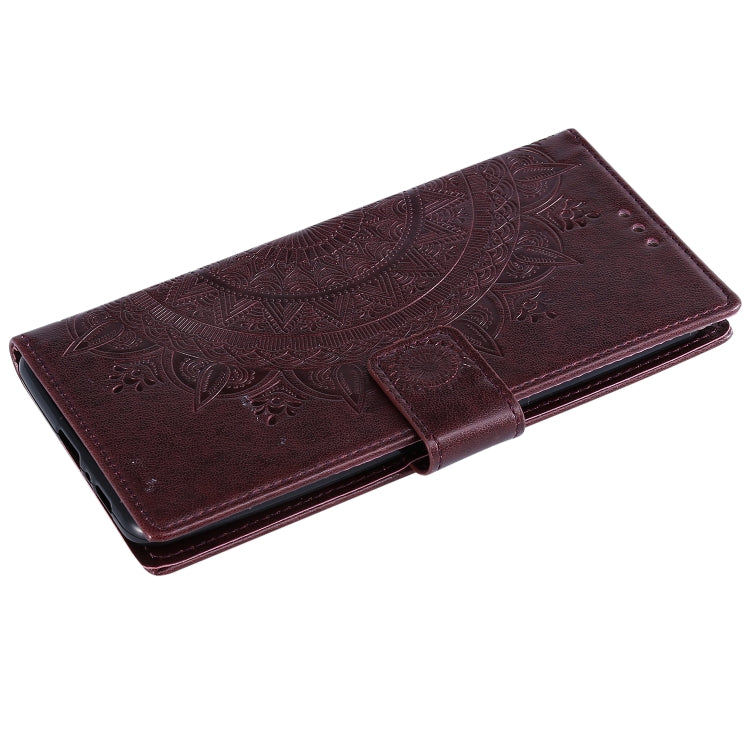 For Samsung Galaxy A80 / A90 Totem Flower Embossed Horizontal Flip TPU + PU Leather Case with Holder & Card Slots & Wallet