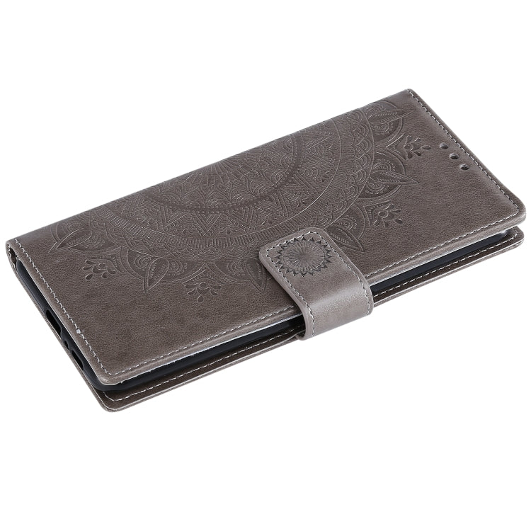 For Samsung Galaxy A80 / A90 Totem Flower Embossed Horizontal Flip TPU + PU Leather Case with Holder & Card Slots & Wallet