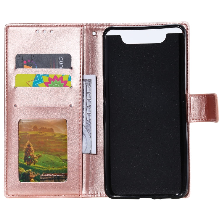 For Samsung Galaxy A80 / A90 Totem Flower Embossed Horizontal Flip TPU + PU Leather Case with Holder & Card Slots & Wallet