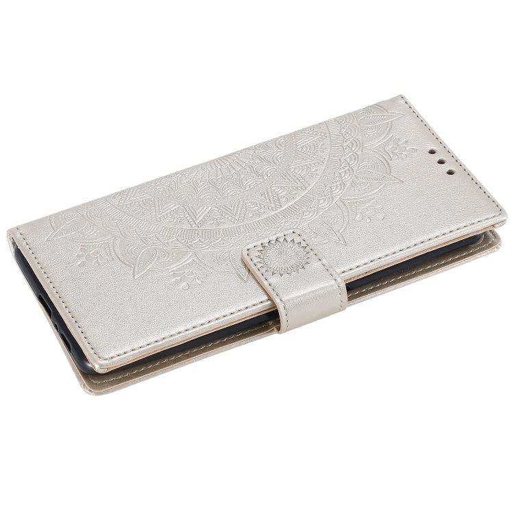 For Samsung Galaxy A80 / A90 Totem Flower Embossed Horizontal Flip TPU + PU Leather Case with Holder & Card Slots & Wallet