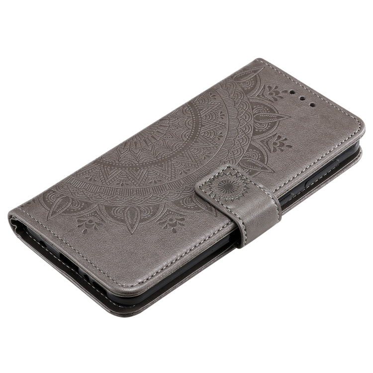 For Samsung Galaxy M21 Totem Flower Embossed Horizontal Flip TPU + PU Leather Case with Holder & Card Slots & Wallet