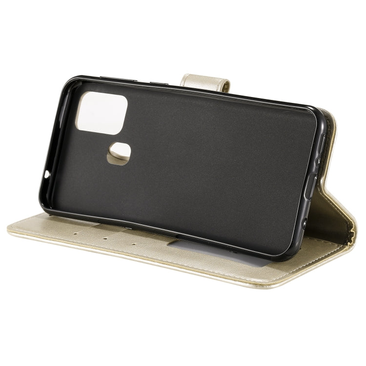 For Samsung Galaxy M21 Totem Flower Embossed Horizontal Flip TPU + PU Leather Case with Holder & Card Slots & Wallet