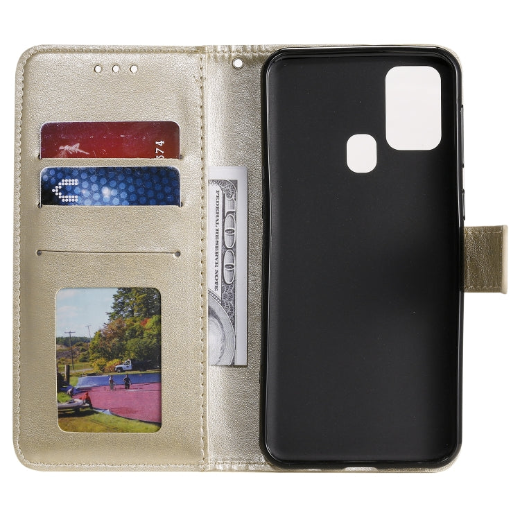 For Samsung Galaxy M31 Totem Flower Embossed Horizontal Flip TPU + PU Leather Case with Holder & Card Slots & Wallet
