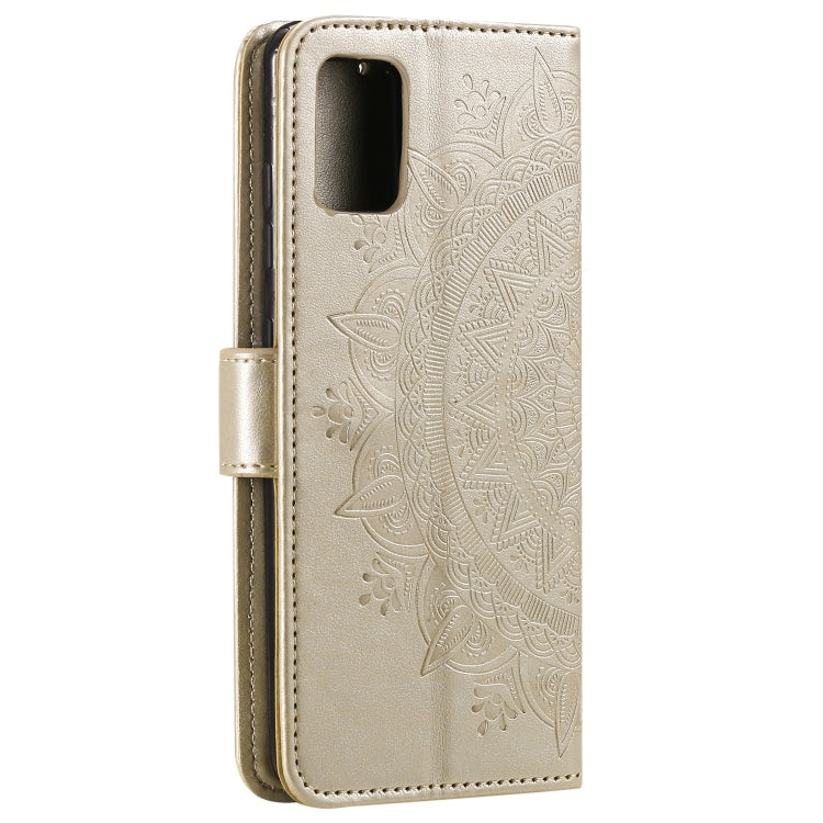 For Samsung Galaxy A51 Totem Flower Embossed Horizontal Flip TPU + PU Leather Case with Holder & Card Slots & Wallet
