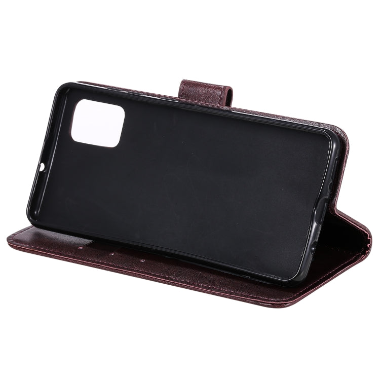 For Samsung Galaxy A71 Totem Flower Embossed Horizontal Flip TPU + PU Leather Case with Holder & Card Slots & Wallet