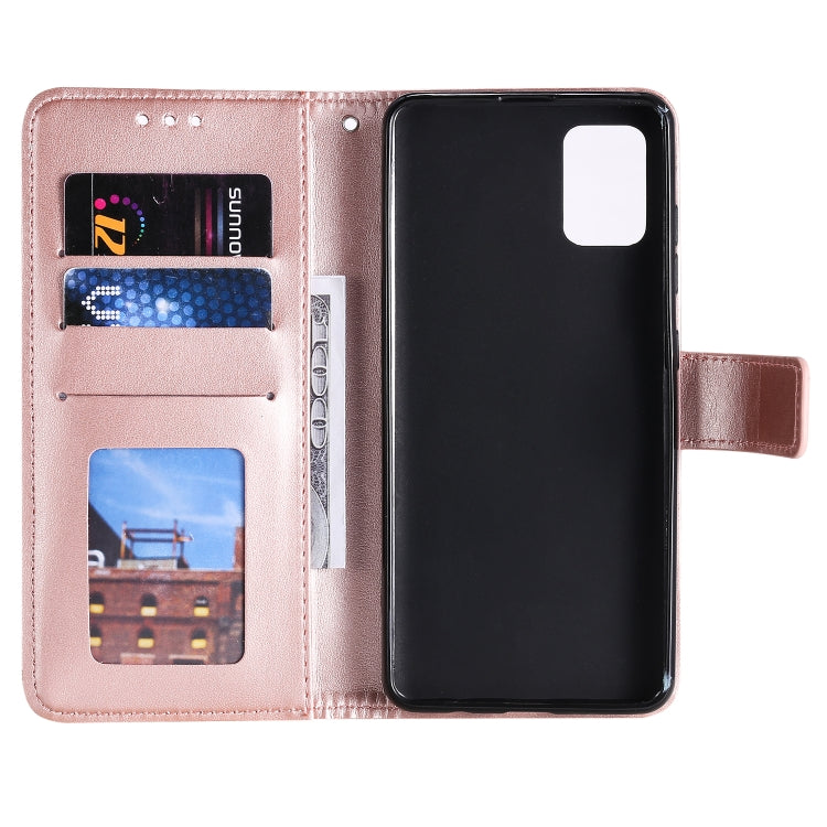 For Samsung Galaxy A71 Totem Flower Embossed Horizontal Flip TPU + PU Leather Case with Holder & Card Slots & Wallet