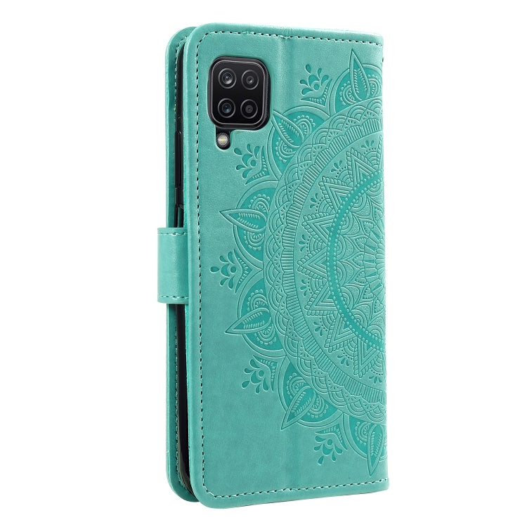 For Samsung Galaxy A42 5G Totem Flower Embossed Horizontal Flip TPU + PU Leather Case with Holder & Card Slots & Wallet