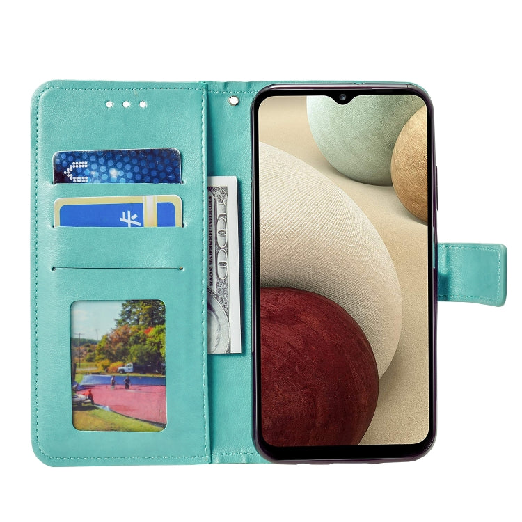 For Samsung Galaxy A42 5G Totem Flower Embossed Horizontal Flip TPU + PU Leather Case with Holder & Card Slots & Wallet
