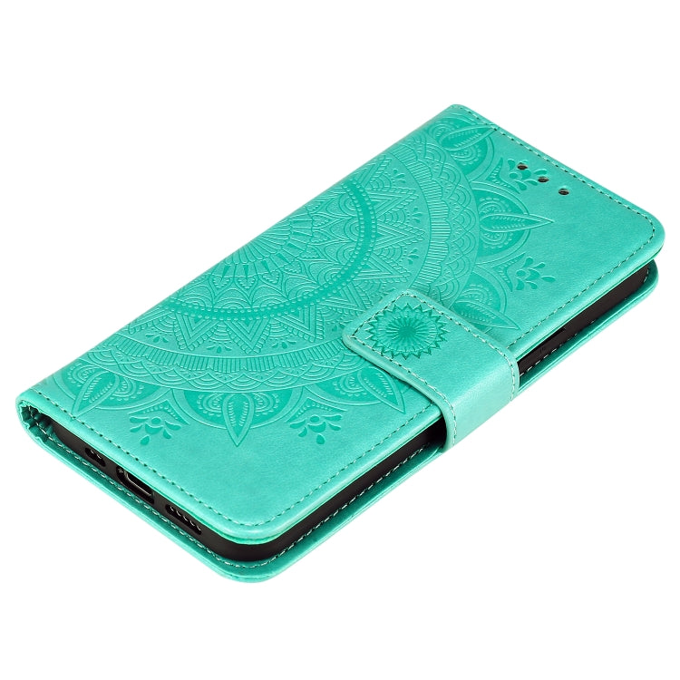 For Samsung Galaxy A42 5G Totem Flower Embossed Horizontal Flip TPU + PU Leather Case with Holder & Card Slots & Wallet