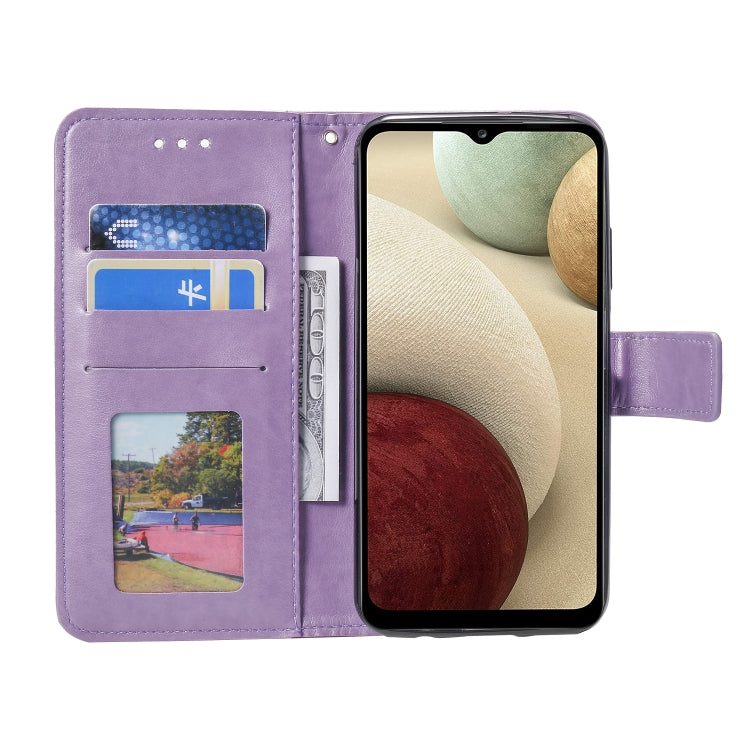 For Samsung Galaxy A42 5G Totem Flower Embossed Horizontal Flip TPU + PU Leather Case with Holder & Card Slots & Wallet