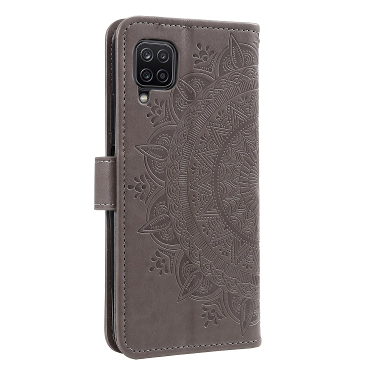For Samsung Galaxy A42 5G Totem Flower Embossed Horizontal Flip TPU + PU Leather Case with Holder & Card Slots & Wallet