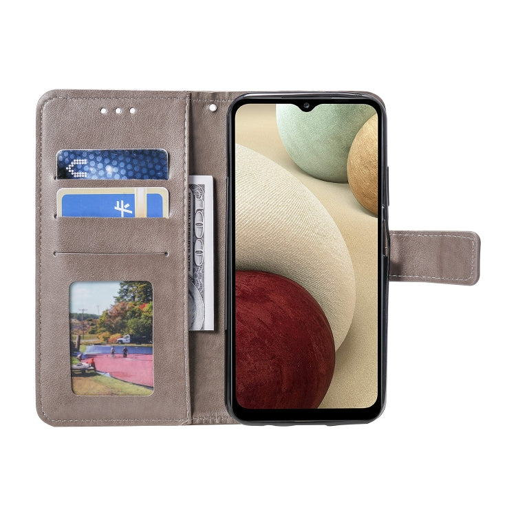 For Samsung Galaxy A42 5G Totem Flower Embossed Horizontal Flip TPU + PU Leather Case with Holder & Card Slots & Wallet