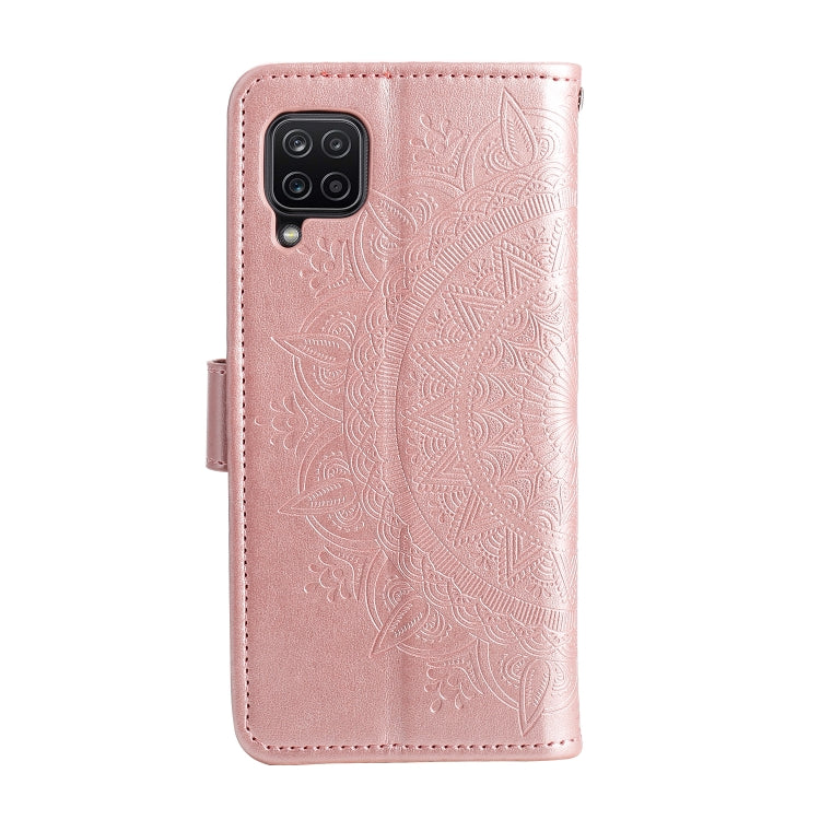 For Samsung Galaxy A42 5G Totem Flower Embossed Horizontal Flip TPU + PU Leather Case with Holder & Card Slots & Wallet