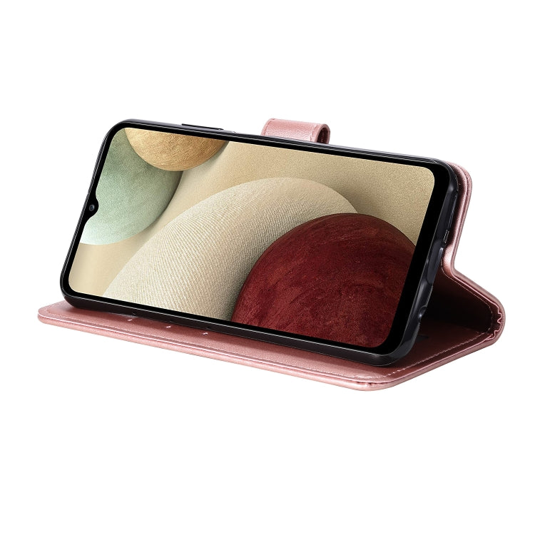 For Samsung Galaxy A42 5G Totem Flower Embossed Horizontal Flip TPU + PU Leather Case with Holder & Card Slots & Wallet
