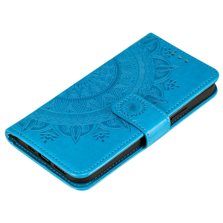 For Samsung Galaxy A72 5G / 4G Totem Flower Embossed Horizontal Flip TPU + PU Leather Case with Holder & Card Slots & Wallet