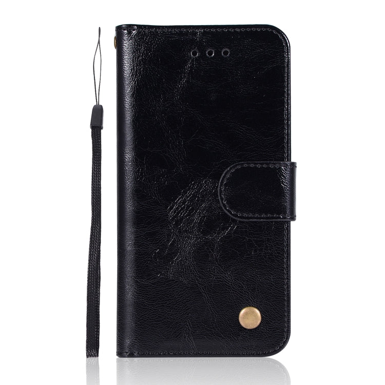 For iPhone 7 / 8 Retro Copper Buckle Crazy Horse Horizontal Flip PU Leather Case with Holder & Card Slots & Wallet & Lanyard