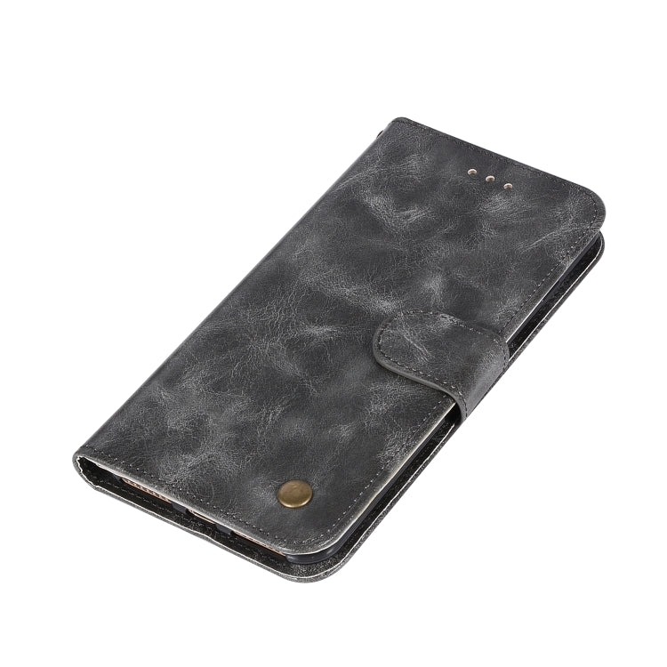 For iPhone 7 Plus / 8 Plus Retro Copper Buckle Crazy Horse Horizontal Flip PU Leather Case with Holder & Card Slots & Wallet & Lanyard