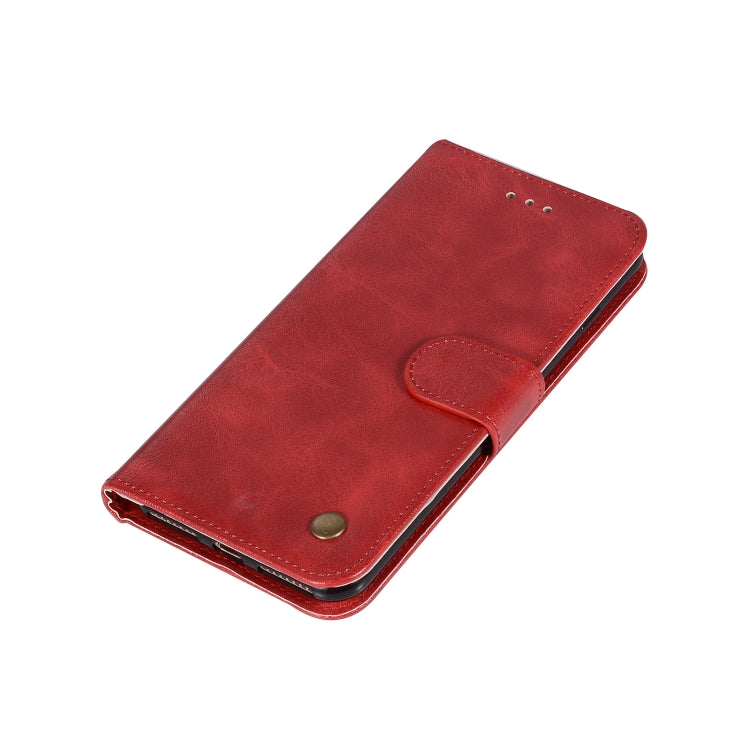 For iPhone 7 Plus / 8 Plus Retro Copper Buckle Crazy Horse Horizontal Flip PU Leather Case with Holder & Card Slots & Wallet & Lanyard