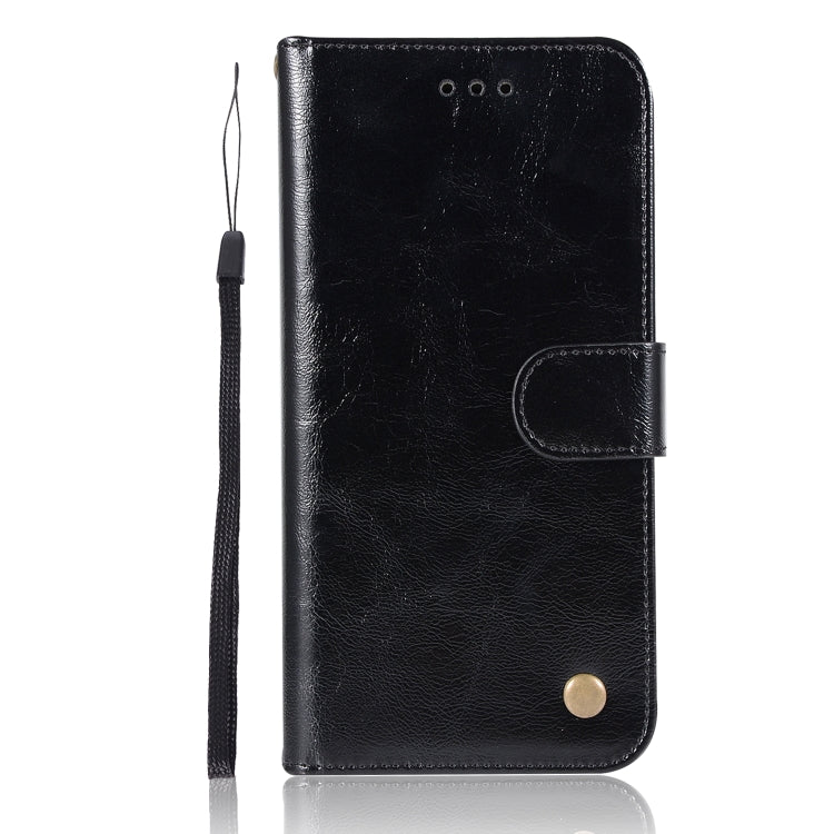 For iPhone 7 Plus / 8 Plus Retro Copper Buckle Crazy Horse Horizontal Flip PU Leather Case with Holder & Card Slots & Wallet & Lanyard