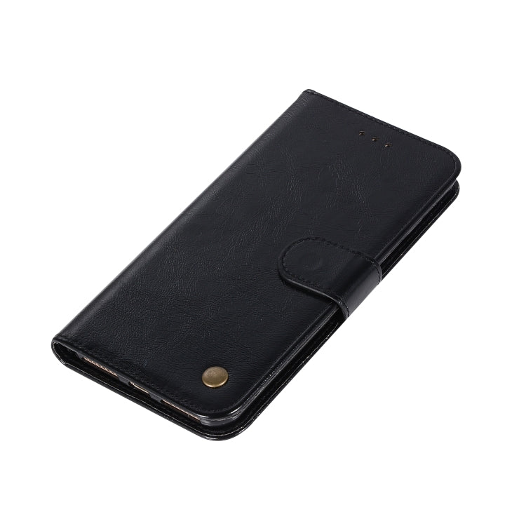 For iPhone 7 Plus / 8 Plus Retro Copper Buckle Crazy Horse Horizontal Flip PU Leather Case with Holder & Card Slots & Wallet & Lanyard