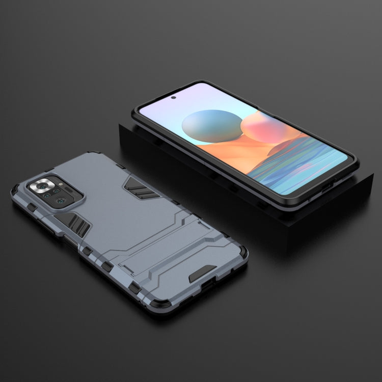 For Xiaomi Redmi Note 10 Pro Shockproof PC + TPU Protective Case with Hidden Holder