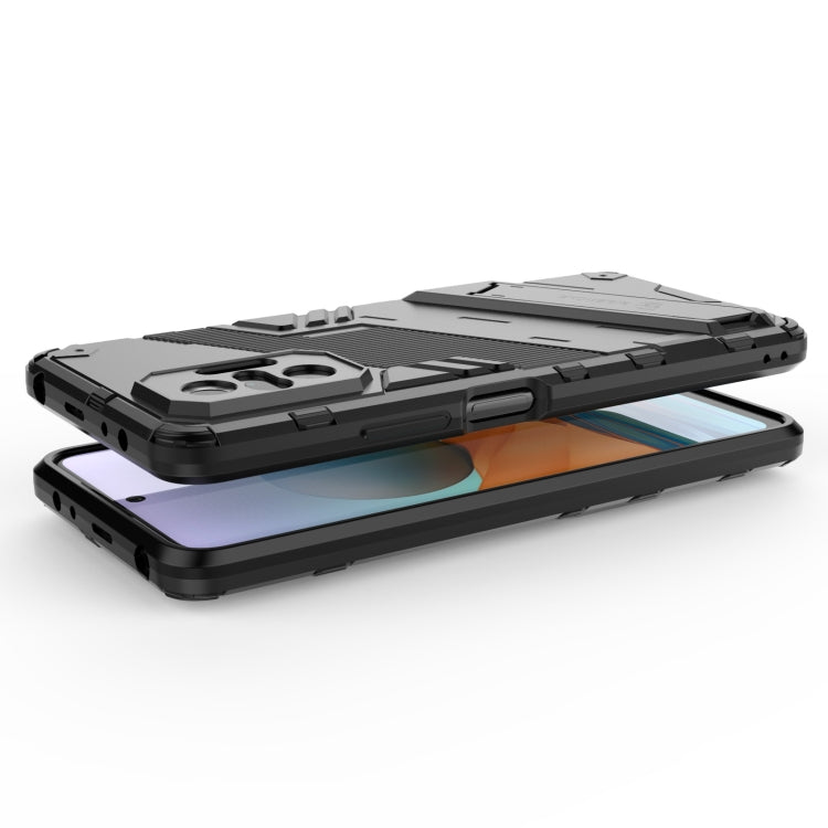 For Xiaomi Redmi Note 10 Pro Punk Armor 2 in 1 PC + TPU Shockproof Case with Invisible Holder