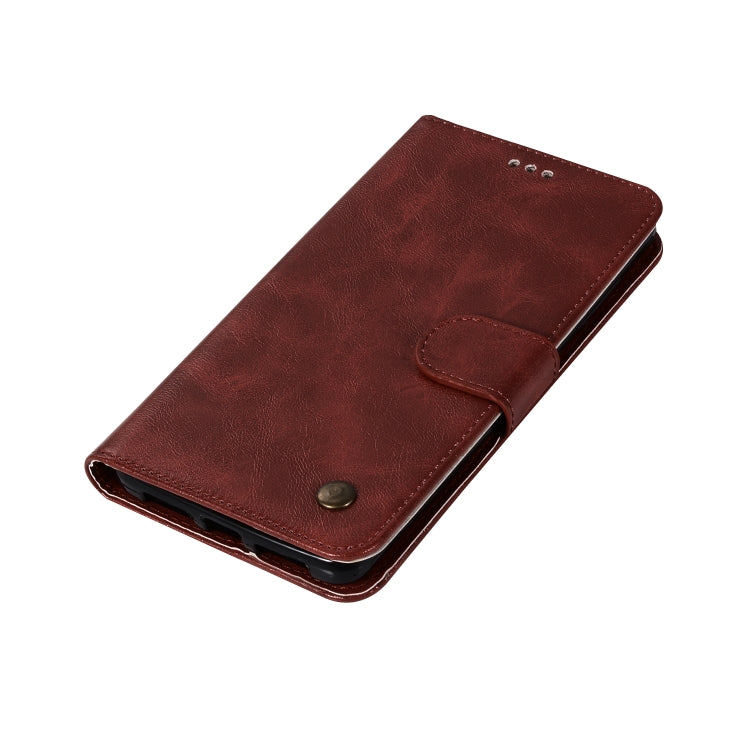 For Lenovo Vibe P1 Retro Copper Button Crazy Horse Horizontal Flip PU Leather Case with Holder & Card Slots & Wallet & Lanyard
