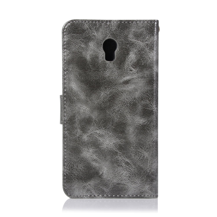 For Lenovo Vibe P1 Retro Copper Button Crazy Horse Horizontal Flip PU Leather Case with Holder & Card Slots & Wallet & Lanyard