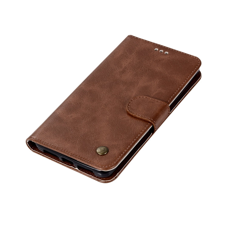 For Lenovo Vibe P1 Retro Copper Button Crazy Horse Horizontal Flip PU Leather Case with Holder & Card Slots & Wallet & Lanyard