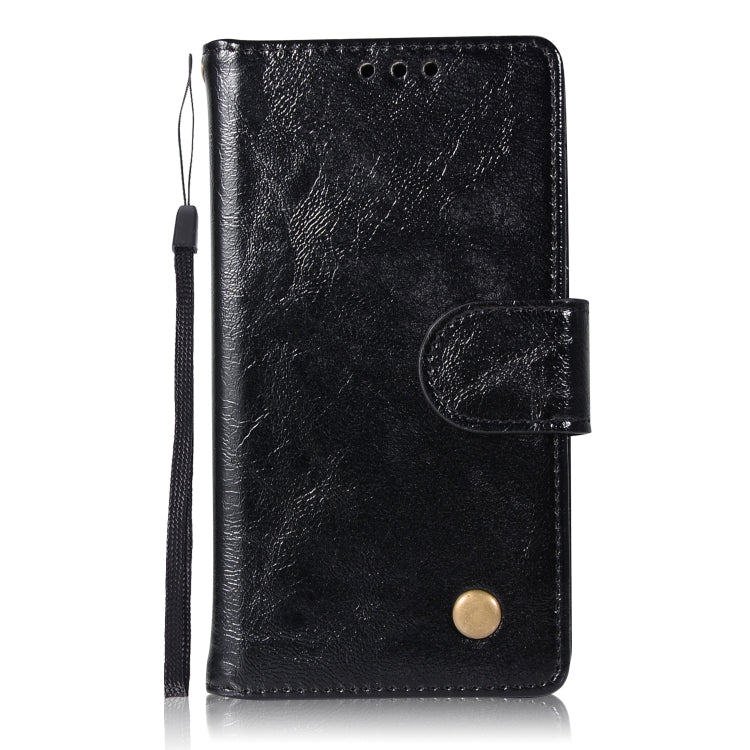 For Lenovo A2010 Retro Copper Button Crazy Horse Horizontal Flip PU Leather Case with Holder & Card Slots & Wallet & Lanyard